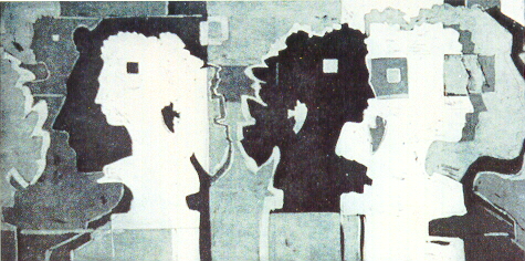 [Zwischen hier und dort - Landgrfin Karoline, 1998, Aquatinta]