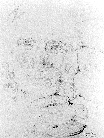 [Versteinerungen, 1996, Bleistift]